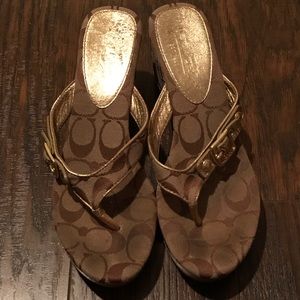 Coach Wedge Sandals